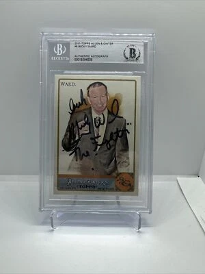 IRISH MICKY WARD 2011 TOPPS ALLEN GINTER SIGNED AUTOCARD BAS The Fighter Beckett - Image 1 of 2