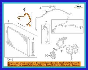 Genuine Toyota OEM 13-18 RAV4 Air Conditioner A/C AC Discharge Hose 2.5L - Picture 1 of 2