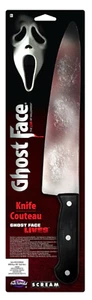 Coltello Ufficiale Scream Ghost Face Knife Bloody Burther Halloween Vestito Fantasia Accce - Foto 1 di 1