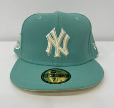 NY Yankees New Era 59Fifty Mint Yellow UV 2008 All Star Fitted Cap Hat 7 7/8