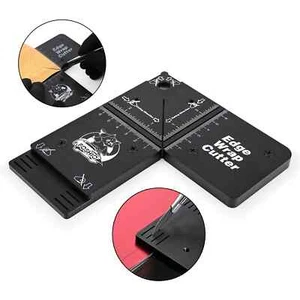 Aluminum Edge Wrap Cutting Template Tool, Ruler Drafting Tools for Furniture Kit - Picture 1 of 6