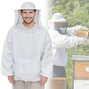 Half Body Beekeeping Clothes Veil Hood Hat Anti-Bee Protective Suit X - Picture 1 of 12