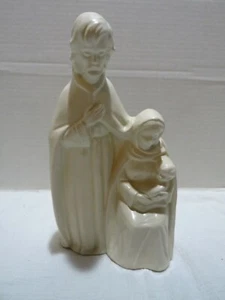 VTG HANDMADE CERAMIC NATIVITY FIGURINE-MARY, JESUS, JOSEPH - Picture 1 of 7