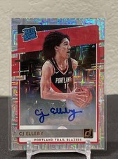 2020-21 Donruss Rated Rookie CJ Elleby Auto Infinite Mojo RC #223 Trailblazer