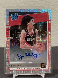 2020-21 Donruss Rated Rookie CJ Elleby Auto Infinite Mojo RC #223 Trailblazer
