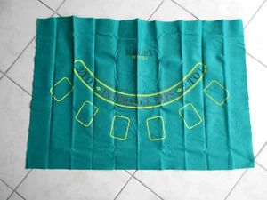 Tappeto verde tavolo gioco blackjack carte poker giochi società tavolo Natale - Imagen 1 de 1