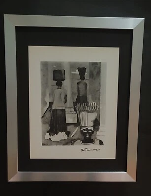 🔥RUFINO TAMAYO | Vintage 1947 Firmado | Litografía Offset Montada y Enmarcada | Foto 1 de 3