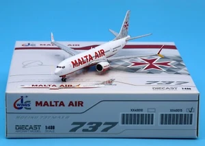 JC Wings 1:400 Malta Air Boeing B737 MAX 8 Diecast Flugzeug JET Modell 9H-VUA - Bild 1 von 13