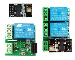 2 X Esp8266 ESP-01 S -Módulo de relé WiFi Smart Home Interruptor de mando a distancia - Imagen 1 de 11