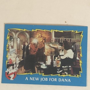 Ghostbusters 2 Vintage Trading Card #10 A New Job For Dana