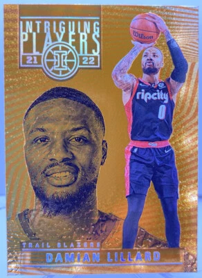 2021-22 Illusions Intriguing Players “Orange” Holofoil - Damian Lillard - Image 1 of 2