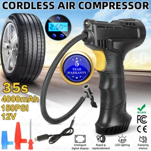 12V Automatic Cordless Car Tyre Inflator Handheld Digital Air Compressor Pump AU - Picture 1 of 12