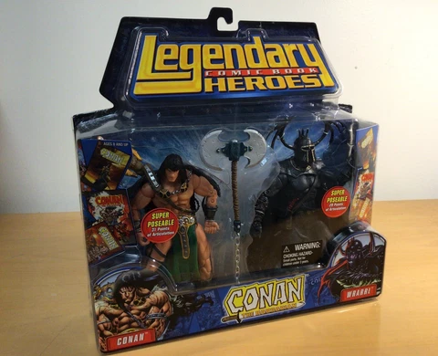 Legendary Comic Book Heroes Conan The Barbarian Sealed Action Figures Cover