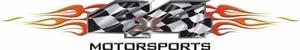 4 X 4 Flame Checkered Flag Motorsports Decal (2 Decals) 26 X 4 - Picture 1 of 1