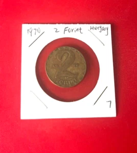 1970 Hungary 2 Forint Coin - Nice World Coin !!! - Picture 1 of 2