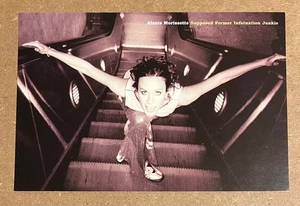 Alanis Morissette - Supposed Former Infatuation Junkie RARE promo postcard '98 - Picture 1 of 2