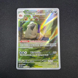 Mabosstiff 218/198 Illustration Rare Full Art Holo Scarlet & Violet Pokemon NM - Picture 1 of 2