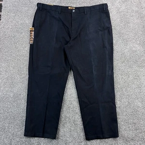 NWT The Foundry Pants Mens 48x29 Black Big Tall Black Flat Front Comfort Stretch - Picture 1 of 7
