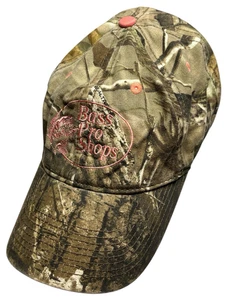 Bass Pro Shop Hat Cap Women Camo Pink Embroidery Strap Back Hunting Adjustable - Picture 1 of 11