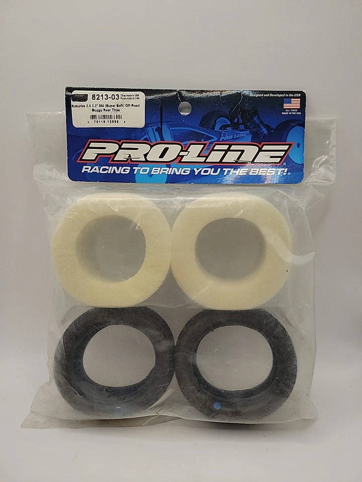 PROLINE TIRES and WHEELS for RC   part# 8213-03 BUGGY REAR TIRES - Image 1 of 2