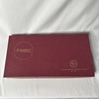 Vintage 1954 SCRABBLE Board Game By Selchow & Righter - Missing Two i, and One s - Image 1 of 4