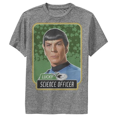 Boy's Star Trek: The Original Series St. Patrick's Day Spock Lucky Science Offic - Image 1 of 2
