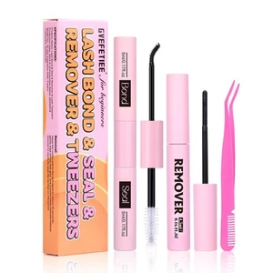Lash Bond and Seal Kit with Lash Remover Tweezers Eyelash Glue For Eyelash Bo... - Picture 1 of 6