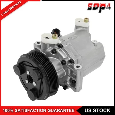 Compresor de aire acondicionado con embrague para Nissan Frontier 2005-2017 Suzuki Equator 2009-2012 Foto 1 de 4