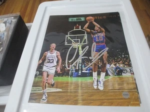 Dennis Rodman Detroit Pistons "Todos los tiempos geniales" foto firmada 8x10 certificado de autenticidad - Imagen 1 de 2