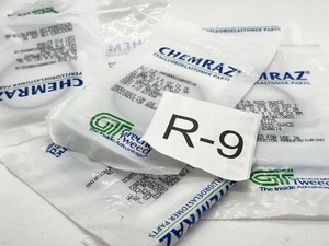 6 juntas tóricas CHEMRAZ NW50 55 mm ID CPD518 sellos de perfluoroelastómero de tweed verde - - Imagen 1 de 5