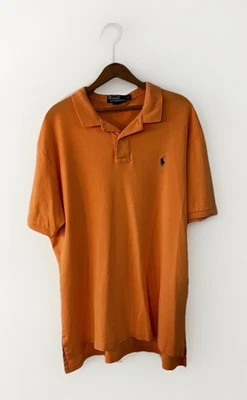 Ralph Lauren Size XL Women’s Polo Shirt Orange Button Short Sleeve Colared - Image 1 of 4