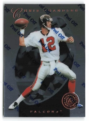 1997 Pinnacle Certified #87 Chris Chandler Atlanta Falcons - Image 1 of 2