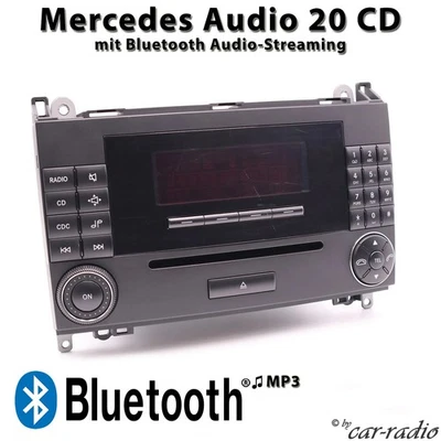 Original Mercedes Audio 20 CD MF2750 Bluetooth Radio W169 W245 W639 W906 GS62 - Bild 1 von 4