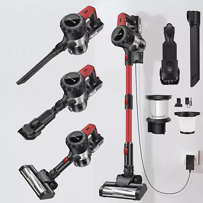 Aspirateur-balai vertical 6 en 1 Aspirateur à main sans fil et sans sac  - Photo 1/4