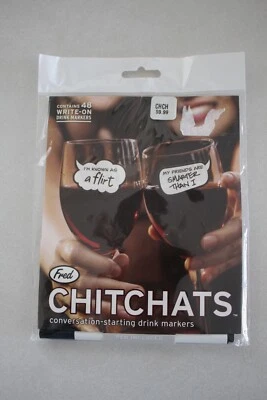 Marcadores de bebidas genuinos FRED CHITCHATS para escribir paquete de 48 nuevos Foto 1 de 2