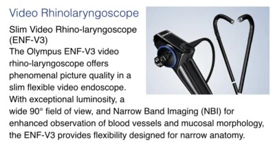 Rinolaringoscopio Olympus ENF-V3 o ENF-VH. Todos los visores serie disponibles B. Nuevo Foto 1 de 4