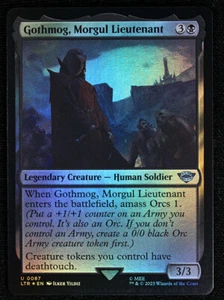 Magic TCG - LTR Tales of Middle-Earth - Gothmog, Lt - 0087 - Uncommon - Foil NM - Picture 1 of 2
