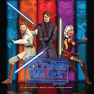 Star Wars The Clone Wars TV Series 16 Month 2013 Wall Calendar NEW SEALED - Picture 1 of 1