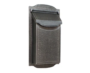 Contemporary Vertical Wall Mount Mailbox Residential or Light Commercial - Picture 1 of 1