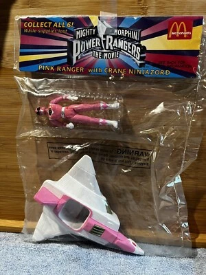 McDonalds Happy Meal Mighty Morphin Power Rangers Pink Ranger Vintage 1994/1995 Foto 1 de 4