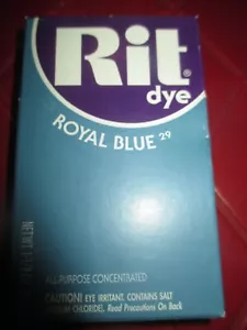 Tessuto RIT vintage TINTA E TINTURA - BLU ROYAL - Foto 1 di 2