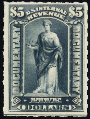 R192, Mint VF NH $5 Revenue Stamp With PSAG Certificate - Stuart Katz - Image 1 of 2