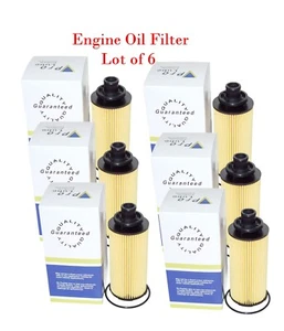6 x Engine Oil Filter Fits: Colorado Canyon Diesel L4 2.8L 2016-2022 - Picture 1 of 8