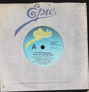 REO Speedwagon – Keep On Loving You - 1981 7" record single excellent - Picture 1 of 1