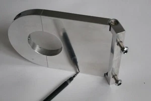 Polished Aluminum Steering Column 4 1/2" Column Drop 2” Columns SBC BBC 350 - Picture 1 of 5