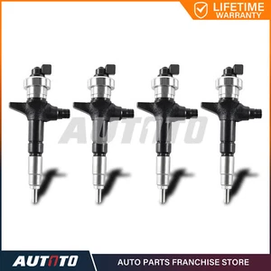 4PCS Fuel Injector Set 095000-6980 8980116041 8980116043 Fits 4JJ1 Isuzu DMAX - Picture 1 of 15