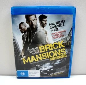 Brick Mansions Blu Ray 2014 Paul Walker David Belle Region B - Free Postage - Picture 1 of 8