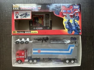 G1 Takara Tomy Transformer Reissue Encore 01 Optimus Prime MIB teilweise unbenutzt - Bild 1 von 12