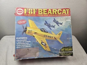 COX F8F BEARCAT ELECTRIC POWERED CONTROL LINE PLANE VINTAGE NEW UNUSED - Picture 1 of 7