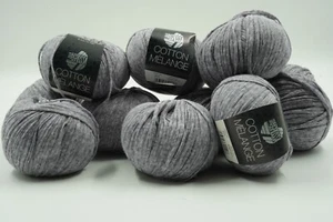 10 x Cotton Mèlange von LANA GROSSA (500g) lila - 80% Baumwolle / 20% Merino (1) - Bild 1 von 4